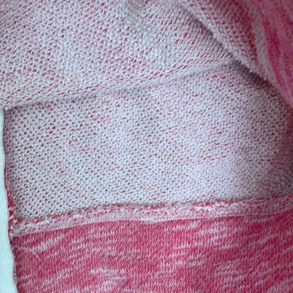 Merona women’s xs hoodie with full zipper. Pink with white flecks. - Picture 8 of 8